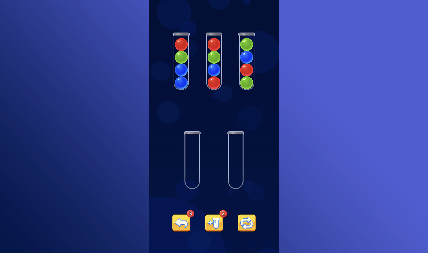 A bright pink sheet of paper used to wrap flowers curves in front of rich blue background